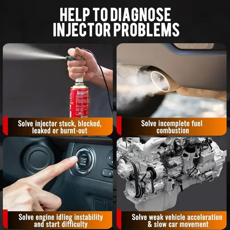 🔧 50% RABATT! ⚙️ Professionelles 4-Modus-Werkzeug zum Testen & Reinigen von Einspritzdüsen – Präzise Diagnose, Universell & Einfach zu Bedienen 🚗
