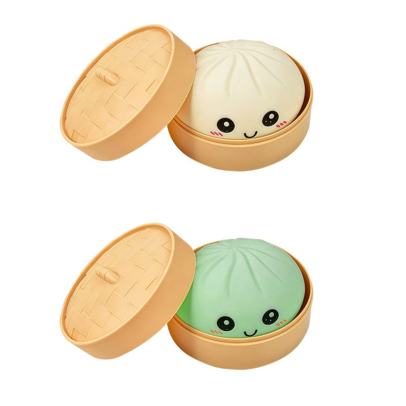 Süßes Knödel-Quetschspielzeug mit Dampfgarer