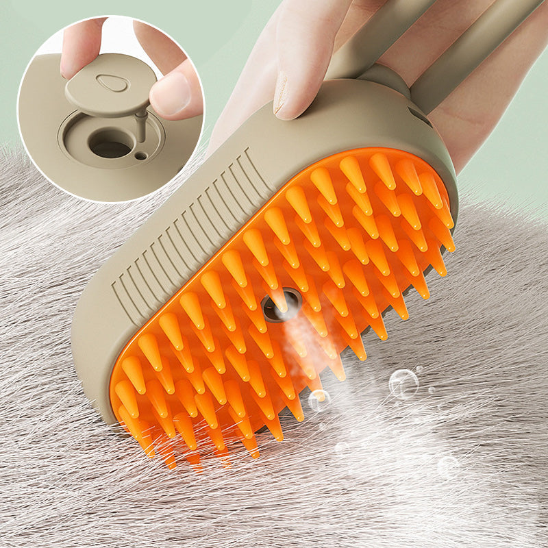 [Bestes Geschenk für Haustiere] Multifunktionaler Massagekamm für Haustiere mit Spray