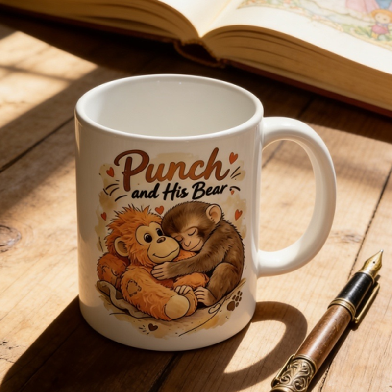 ☕🐒Niedlicher Affenbecher • Jeden Tag Wärme für dich
