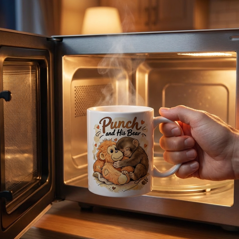 ☕🐒Niedlicher Affenbecher • Jeden Tag Wärme für dich