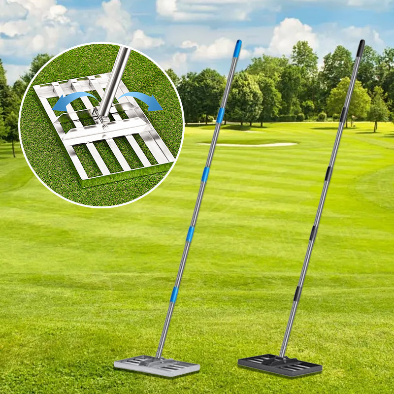 Profi-Rasenrakel für Garten und Golfplatz