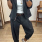 Damen Business-Anzug: Blazer mit Kragen und Hose