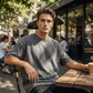 🌞Frühlingserwachen: 50% Rabatt!👕 Lockeres Vintage-Hemd mit kurzen Ärmeln für Herren – Unifarbe – Weicher & atmungsaktiver Stoff