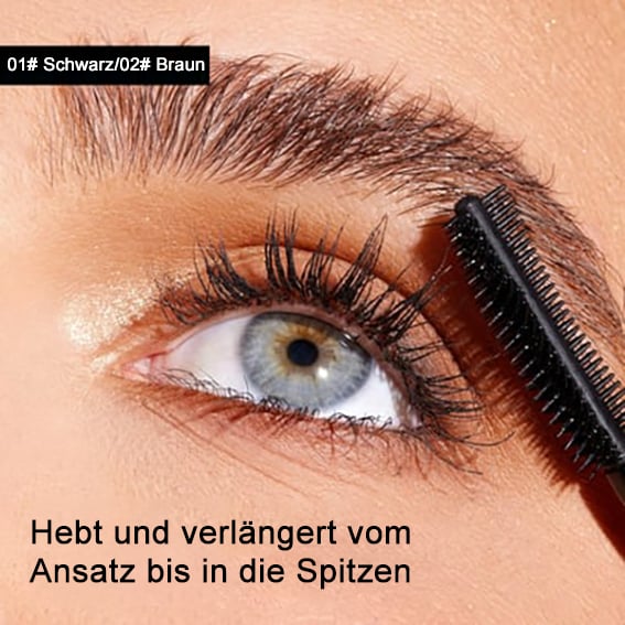 💥LETZTER TAG: 1 KAUFEN, 1 GRATIS BEKOMMEN👁️Tubing-Wimperntusche Schwarz & Braun Duo für Wimpern-Make-up