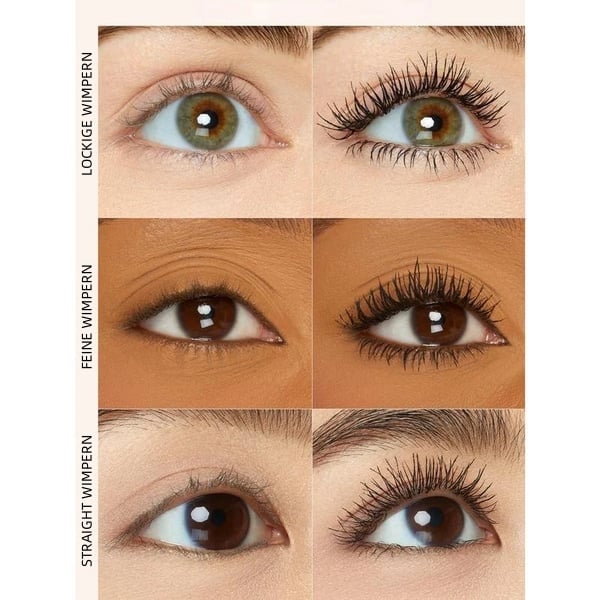 💥LETZTER TAG: 1 KAUFEN, 1 GRATIS BEKOMMEN👁️Tubing-Wimperntusche Schwarz & Braun Duo für Wimpern-Make-up