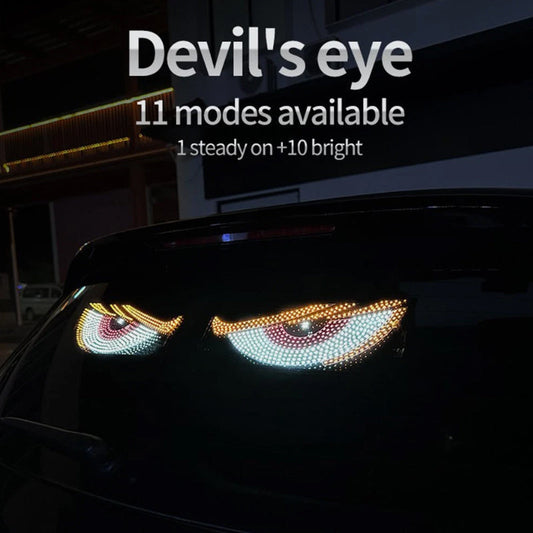 😈 LED Devil Eyes Lichter für LKW-Windschutzscheibe