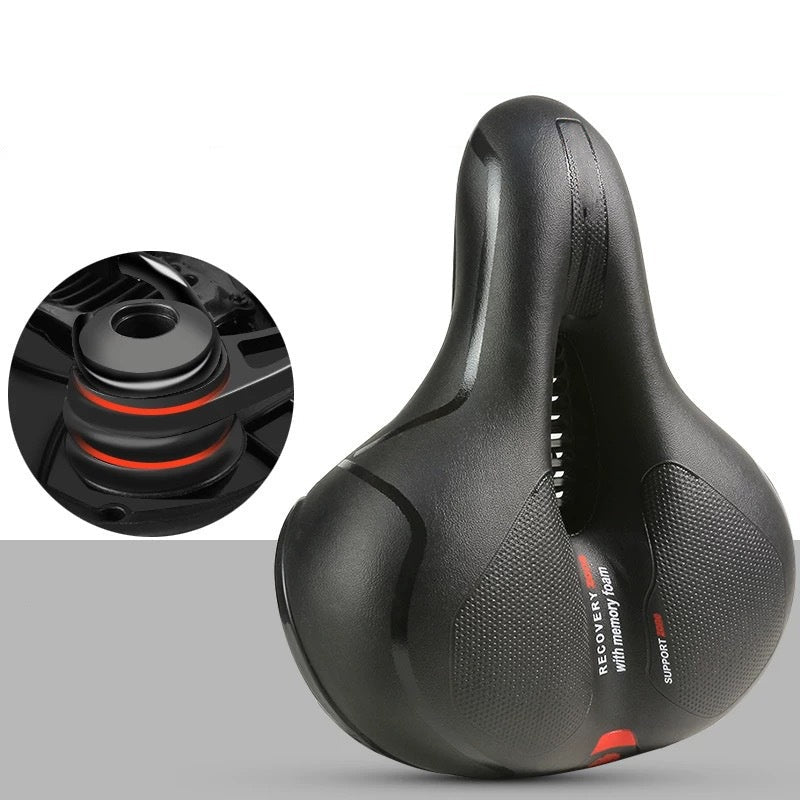 ✨🔥 Ergonomischer Fahrradsattel mit Memory-Schaum – atmungsaktiv, schmerzfrei dank Druckentlastung & stoßdämpfend für lange Touren 🚲💨 Jetzt entdecken & Komfort genießen!