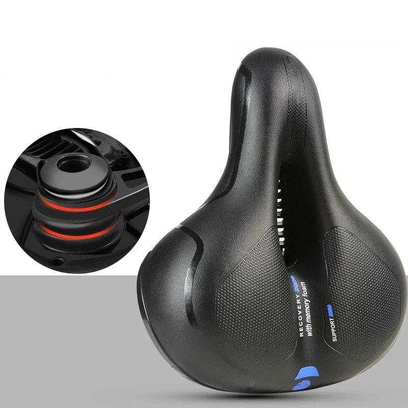 ✨🔥 Ergonomischer Fahrradsattel mit Memory-Schaum – atmungsaktiv, schmerzfrei dank Druckentlastung & stoßdämpfend für lange Touren 🚲💨 Jetzt entdecken & Komfort genießen!