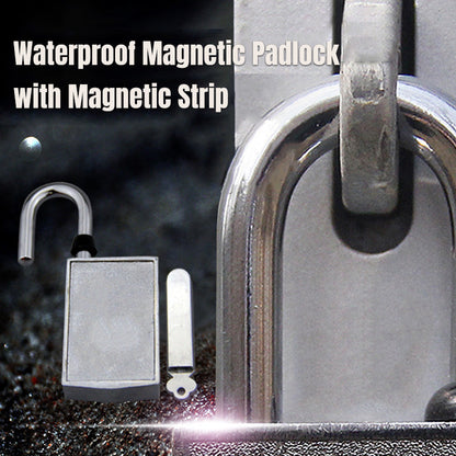Wasserdichtes magnetisches Vorhängeschloss mit Magnetstreifen