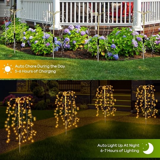 💡 KAUFE 3, ERHALTE 1 GRATIS! ☀️ Solarbeleuchtung für Den Außenbereich – Wunderschöne Garten- & Wegambiance, Automatisches Ein/Aus & Wetterfest 🏡