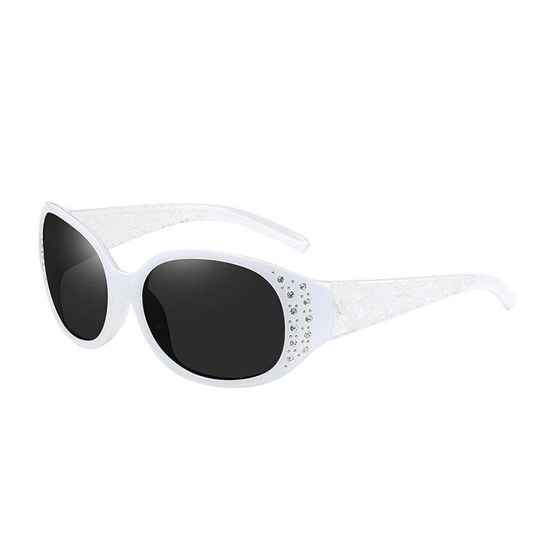Polarisierte Damen-Sonnenbrille mit Strassverzierungen