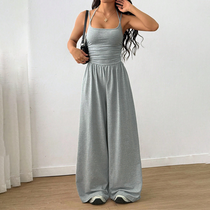 Lässiger Damen-Jumpsuit mit Spaghettiträgern