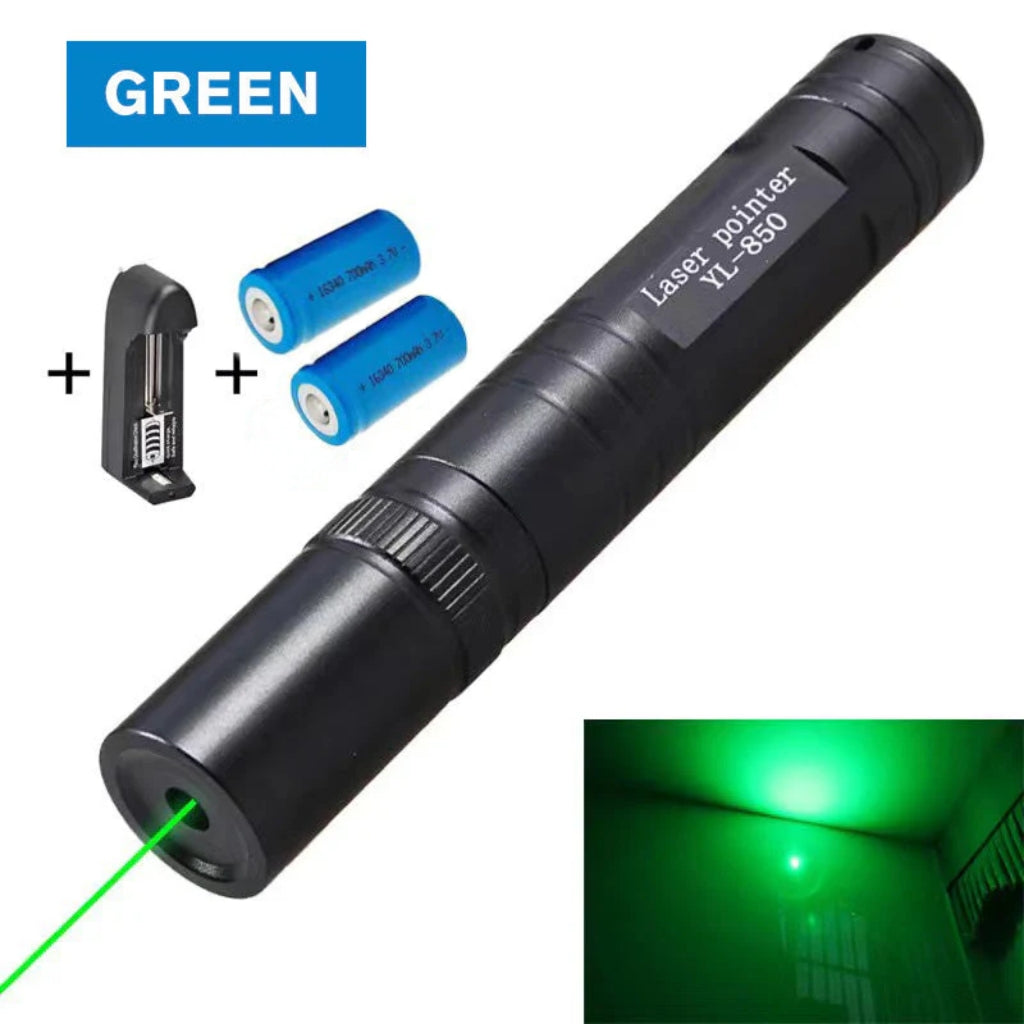 Hochleistungs-Laserpointer-Taschenlampe
