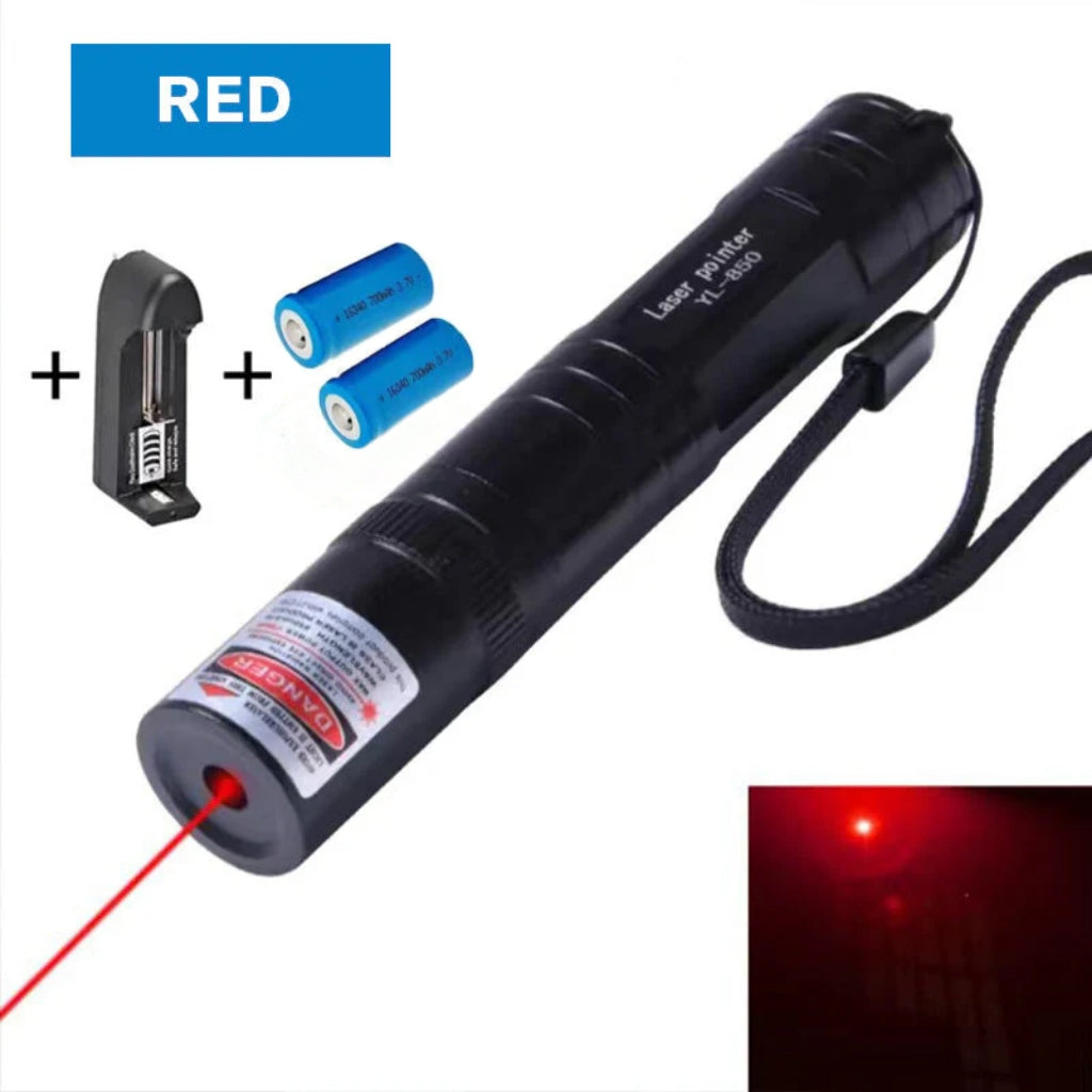 Hochleistungs-Laserpointer-Taschenlampe
