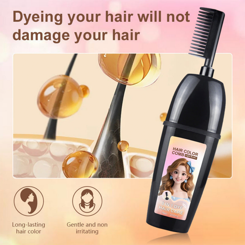 💇‍♀️ 3-in-1-Haarfärbekamm | Färben, verblenden und auftragen in einem – einfach zu Hause anzuwenden