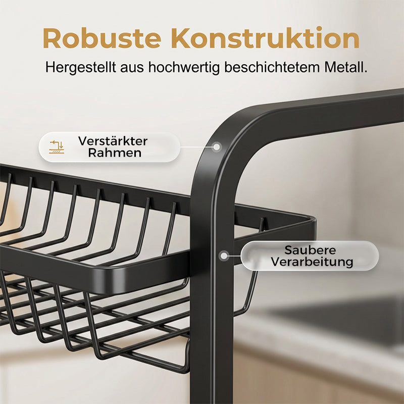 2-stufiges Abtropfgestell aus Kohlenstoffstahl