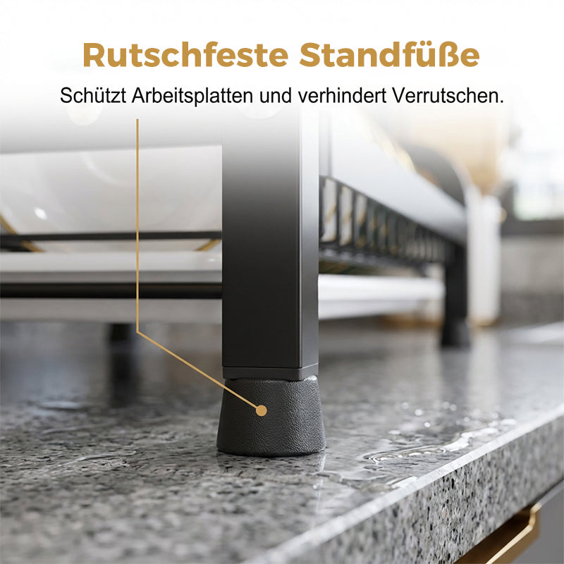 2-stufiges Abtropfgestell aus Kohlenstoffstahl