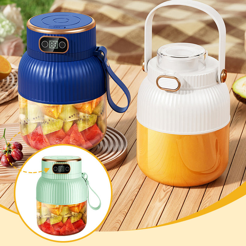 🔥 Wiederaufladbarer Handmixer – Leistungsstark für Obst und Gemüse! 🥤🍓