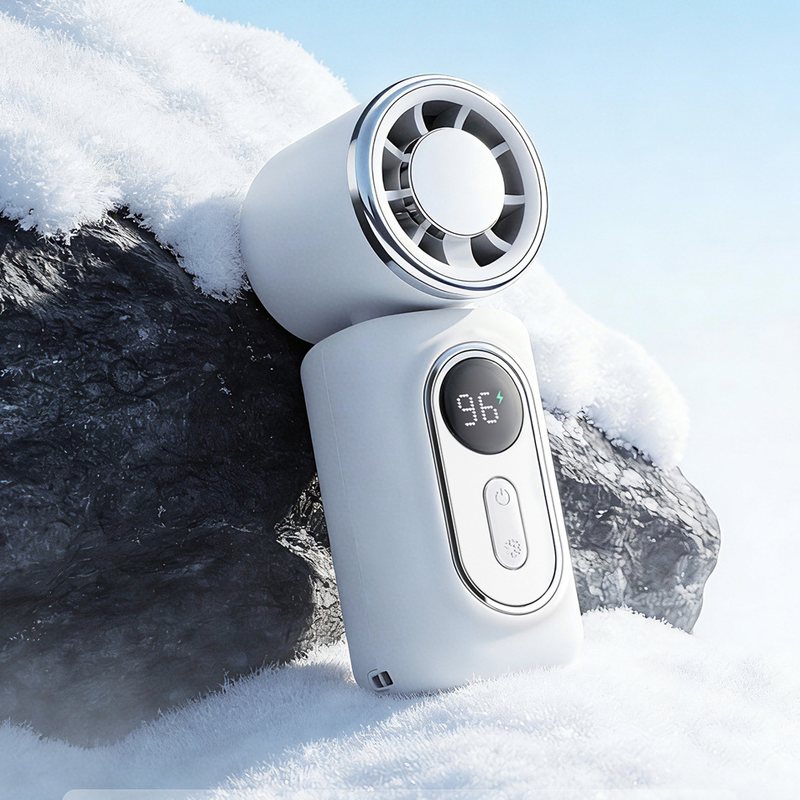 🌀💨Tragbarer Clip-Ventilator mit LED-Anzeige