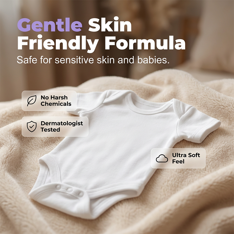 🌸🧺 5-in-1 Waschmittelkapseln mit weißem Moschus – entfernt Flecken & schont Fasern ✨💧 80 Stück, langanhaltend frisch, ideal für Haushalt & Reise.