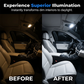 Universelles 20-teiliges LED-Innenraumlicht-Set für Autos
