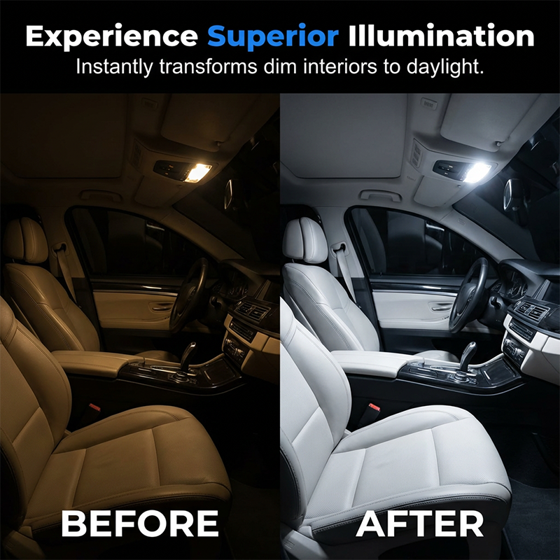 Universelles 20-teiliges LED-Innenraumlicht-Set für Autos