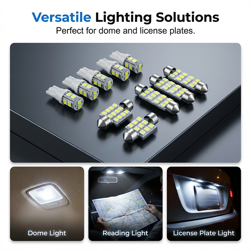 Universelles 20-teiliges LED-Innenraumlicht-Set für Autos