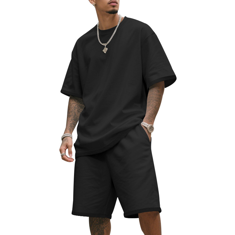 👕 50% RABATT! 🔥 Herren Freizeit-Set – T-Shirt & Shorts – bequem & atmungsaktiv – Perfekt für heiße Tage, Sport oder Strand – lässiger 2-teiliger Look 🩳
