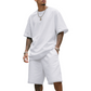 👕 50% RABATT! 🔥 Herren Freizeit-Set – T-Shirt & Shorts – bequem & atmungsaktiv – Perfekt für heiße Tage, Sport oder Strand – lässiger 2-teiliger Look 🩳