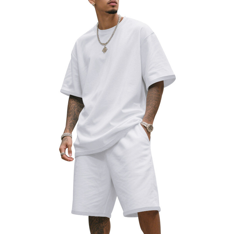 👕 50% RABATT! 🔥 Herren Freizeit-Set – T-Shirt & Shorts – bequem & atmungsaktiv – Perfekt für heiße Tage, Sport oder Strand – lässiger 2-teiliger Look 🩳