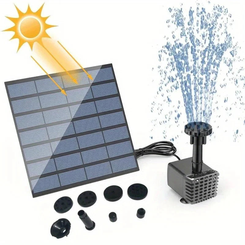 🔥Dekorativer Solar-Springbrunnen für den Teich in Lotusform