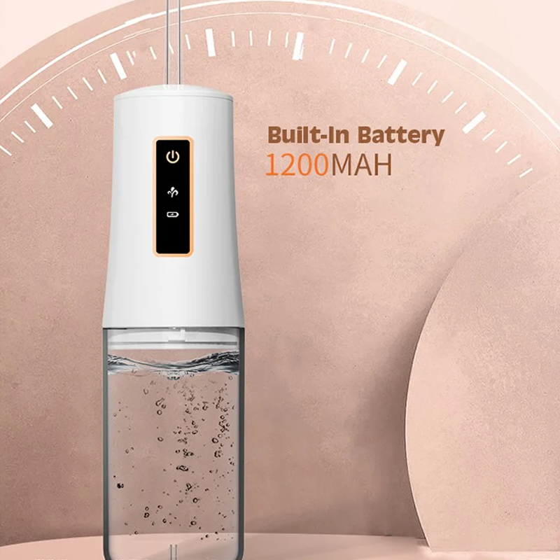 Tragbare Wasserzahnspülung mit variabler Frequenz