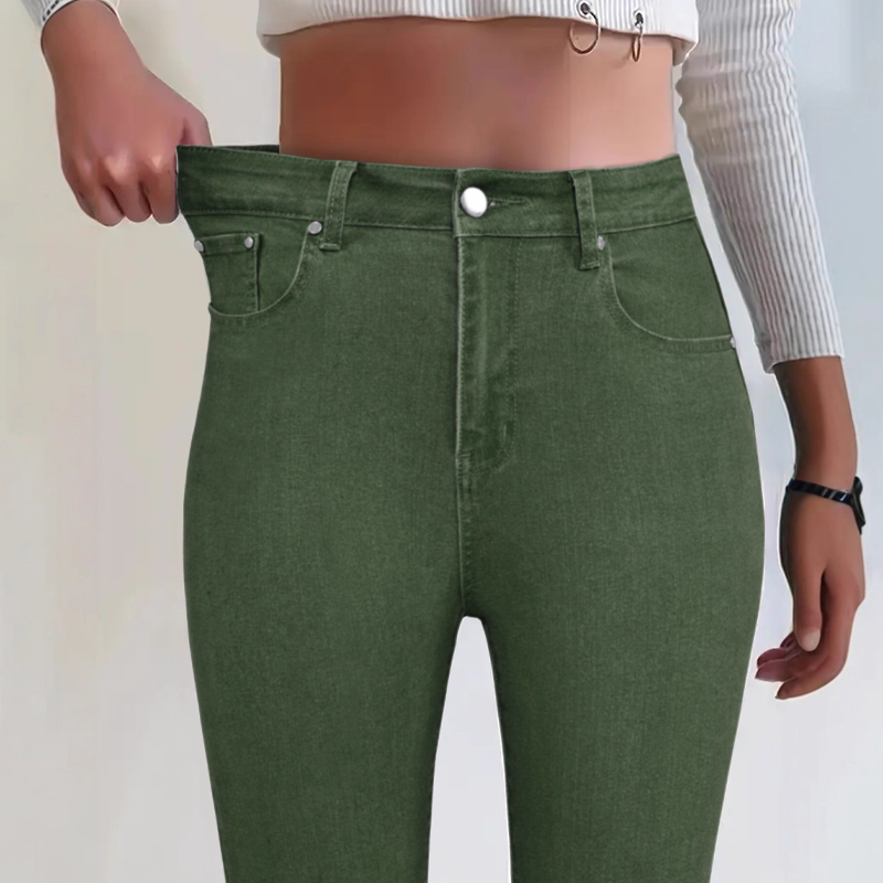 📢📢50% Rabatt!! ⏰✨Damen High-Waist Stretch-Jeans | super elastisch & vielseitig kombinierbar👖