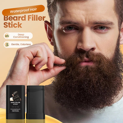 🧔‍♂️ KAUF 1, BEKOMME 1 GRATIS! ✨ Haar- und Bart-Füllstift – Grauhaar abdecken, wasserfest, natürliches Ergebnis ✨