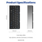 Faltbare Bluetooth-Tastatur mit Ständer
