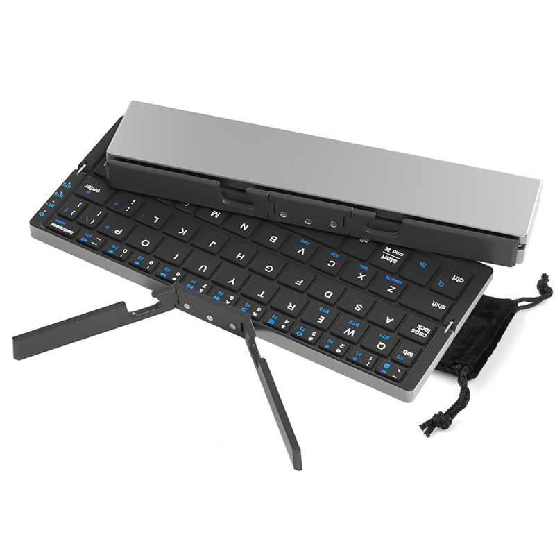 Faltbare Bluetooth-Tastatur mit Ständer