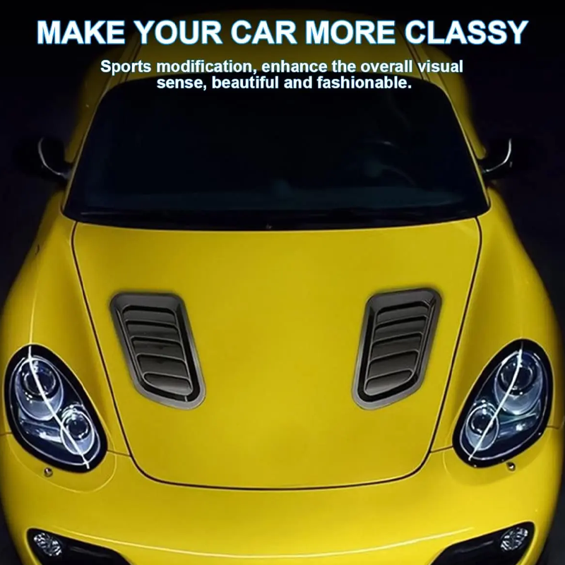 🚗 50% RABATT! 💨 Universelle Motorhaube Lüftungsschlitz-Dekoration – Sportliches Design, Einfache Montage & Perfekt Für Eine Individuelle Fahrzeugoptik ✨