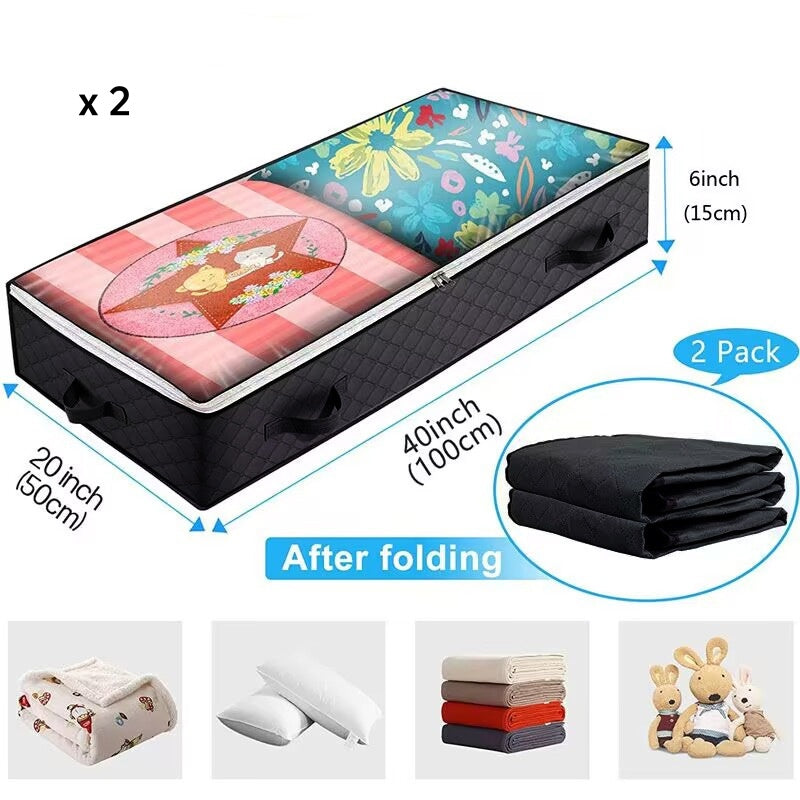 Platzsparende Aufbewahrungstaschen für unter das Bett