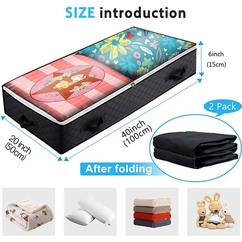 Platzsparende Aufbewahrungstaschen für unter das Bett