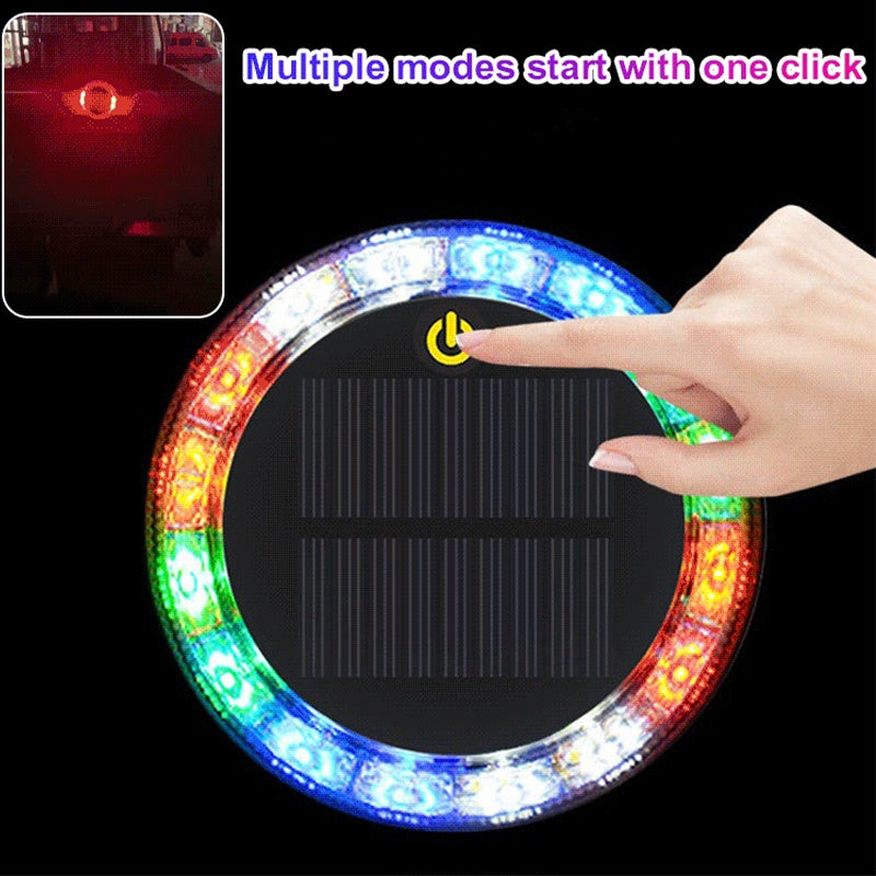 Wasserdichte Solar-LED-Blitzwarnleuchte