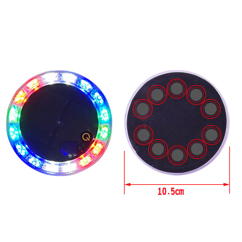 Wasserdichte Solar-LED-Blitzwarnleuchte