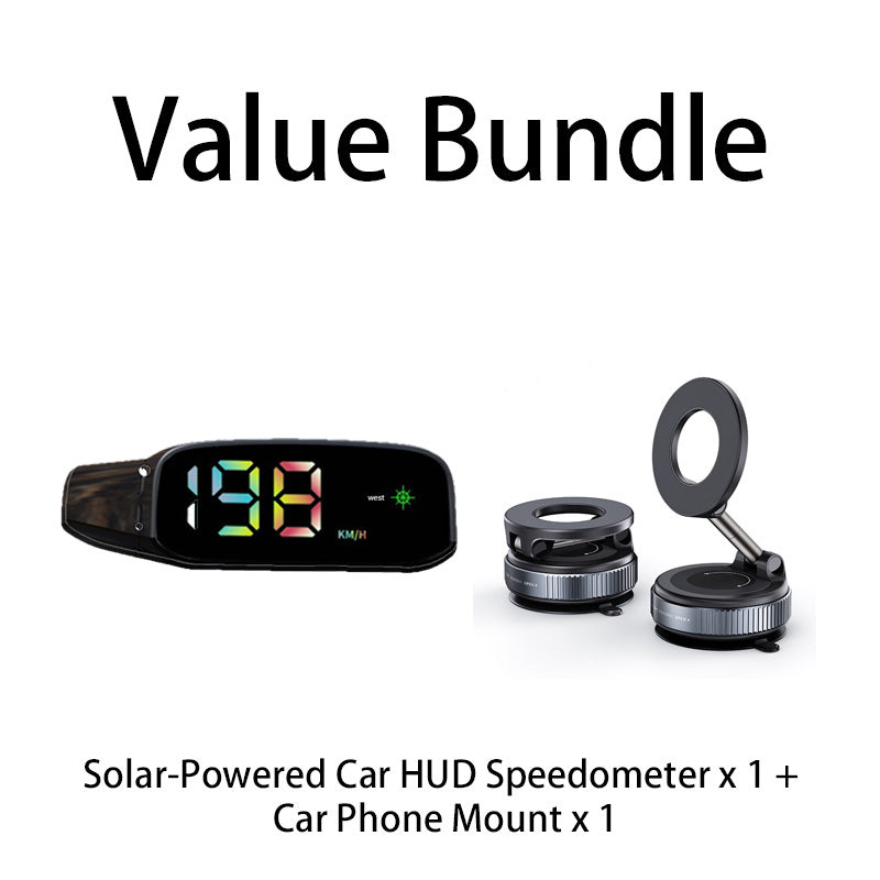Solarbetriebener Auto-HUD-Tachometer