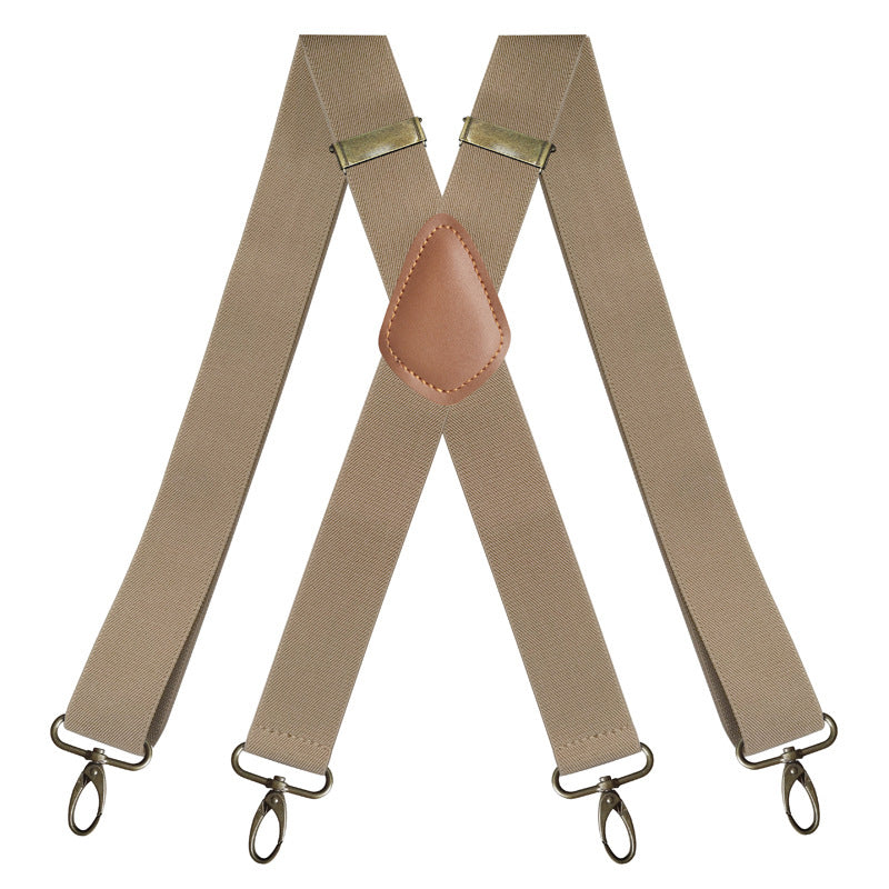 Hochelastische Universal-Hosenträger in X-Form