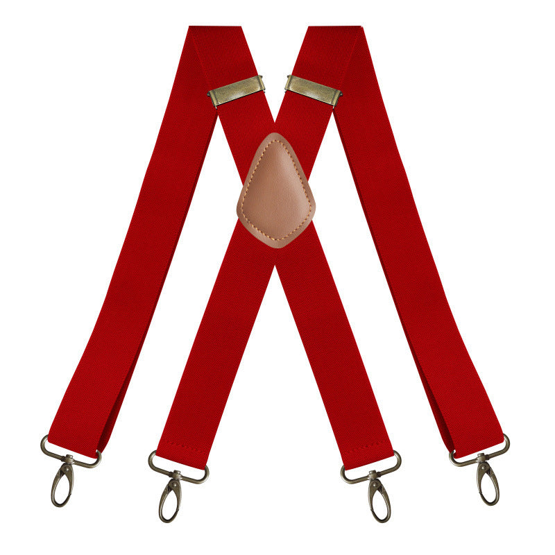 Hochelastische Universal-Hosenträger in X-Form