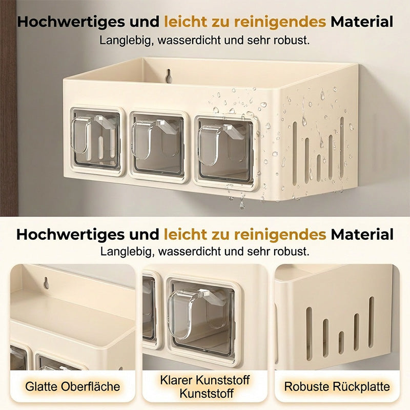 Gewürzregal ohne Bohren für die Küche