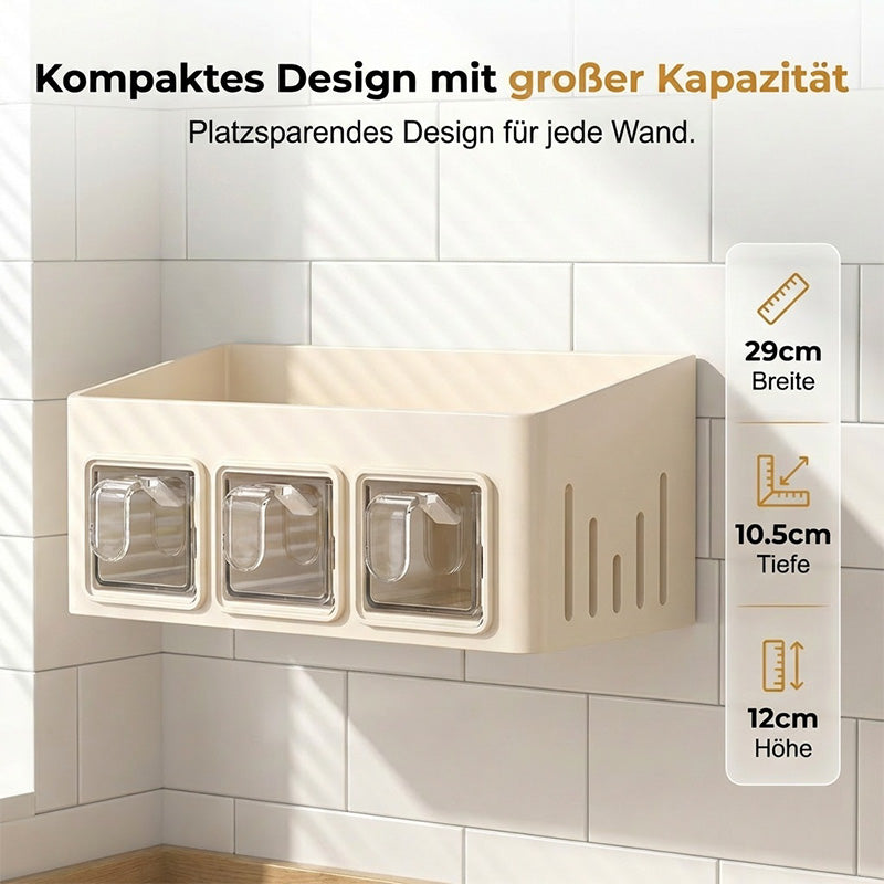 Gewürzregal ohne Bohren für die Küche