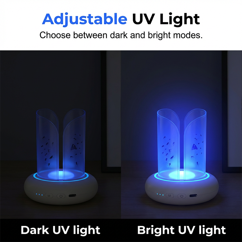 360° UV-LED Lampe gegen Mücken und Fliegen