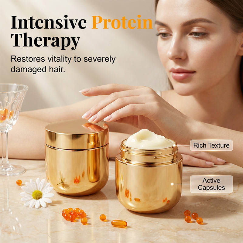 Protein-Essenz-Haarmaske für geschädigtes Haar
