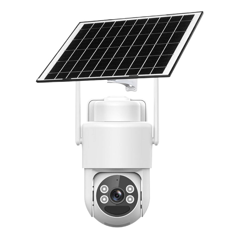 Solarbetriebene kabellose Überwachungskamera mit Alarm